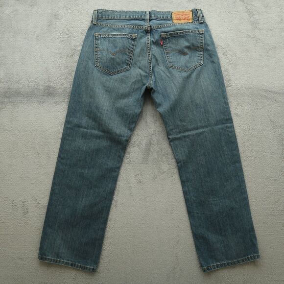 Levi's 559 Jeans Mens Size 34x30 Blue Relaxed Straight 100% Cotton Denim Pants - Picture 7 of 16